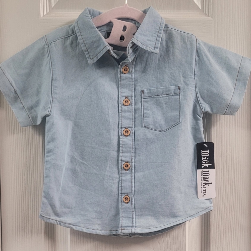 Mick-Mack Button Down Toddler Shirt